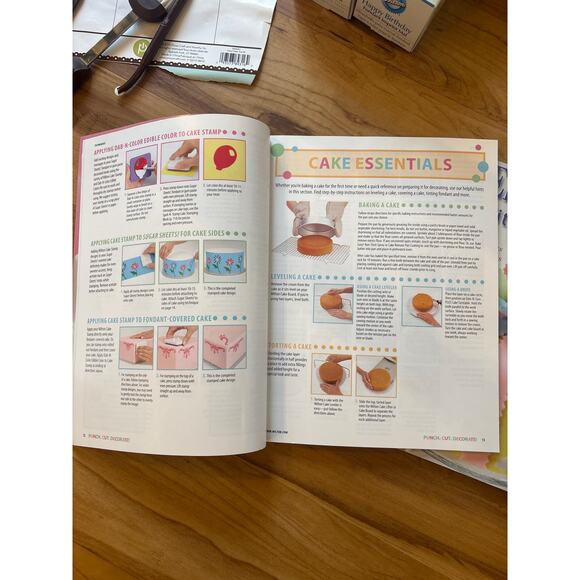 Fondant Cake Decorating Lot Emboss Cut Press Books - Picture 9 of 10